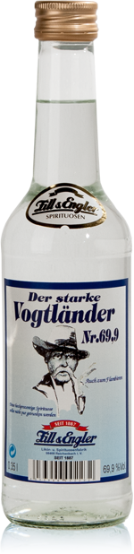 Starker Vogtländer Nr. 69,9 - Hochprozentiger Klare mit 69,9%Vol.