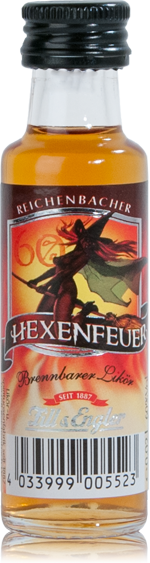 Reichenbacher Hexenfeuer - Brennbarer Likör mit 60%Vol.