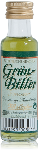 Echt Reichenbacher Grün-Bitter E'Drecketer 32%Vol.