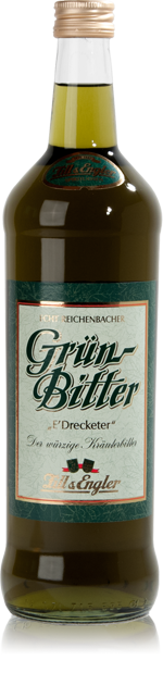 Echt Reichenbacher Grün-Bitter E'Drecketer 32%Vol.